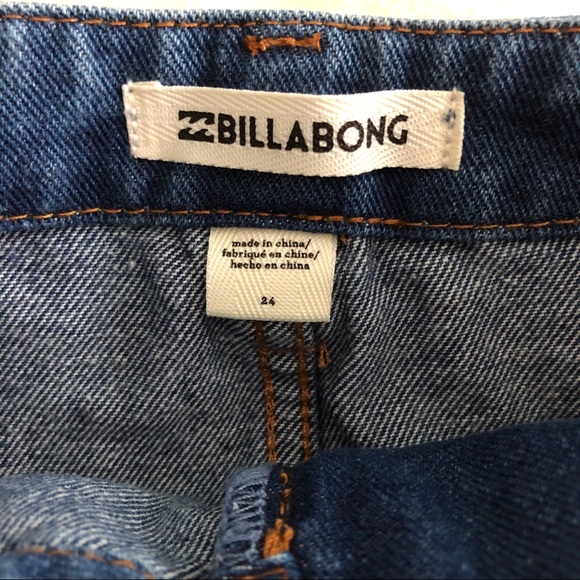 Billabong Blue Denim Mini Skirt - Picture 3 of 3